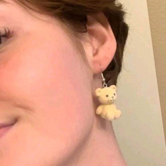 Teddy Bear Earrings   - Picture 7 of 8